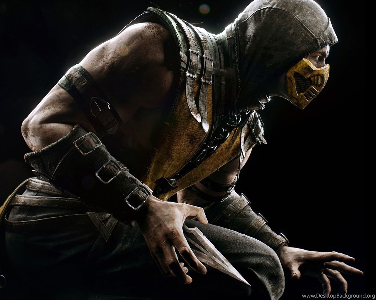 Scorpion Mortal Kombat personaggio, 1280x1024 720p, Laptop