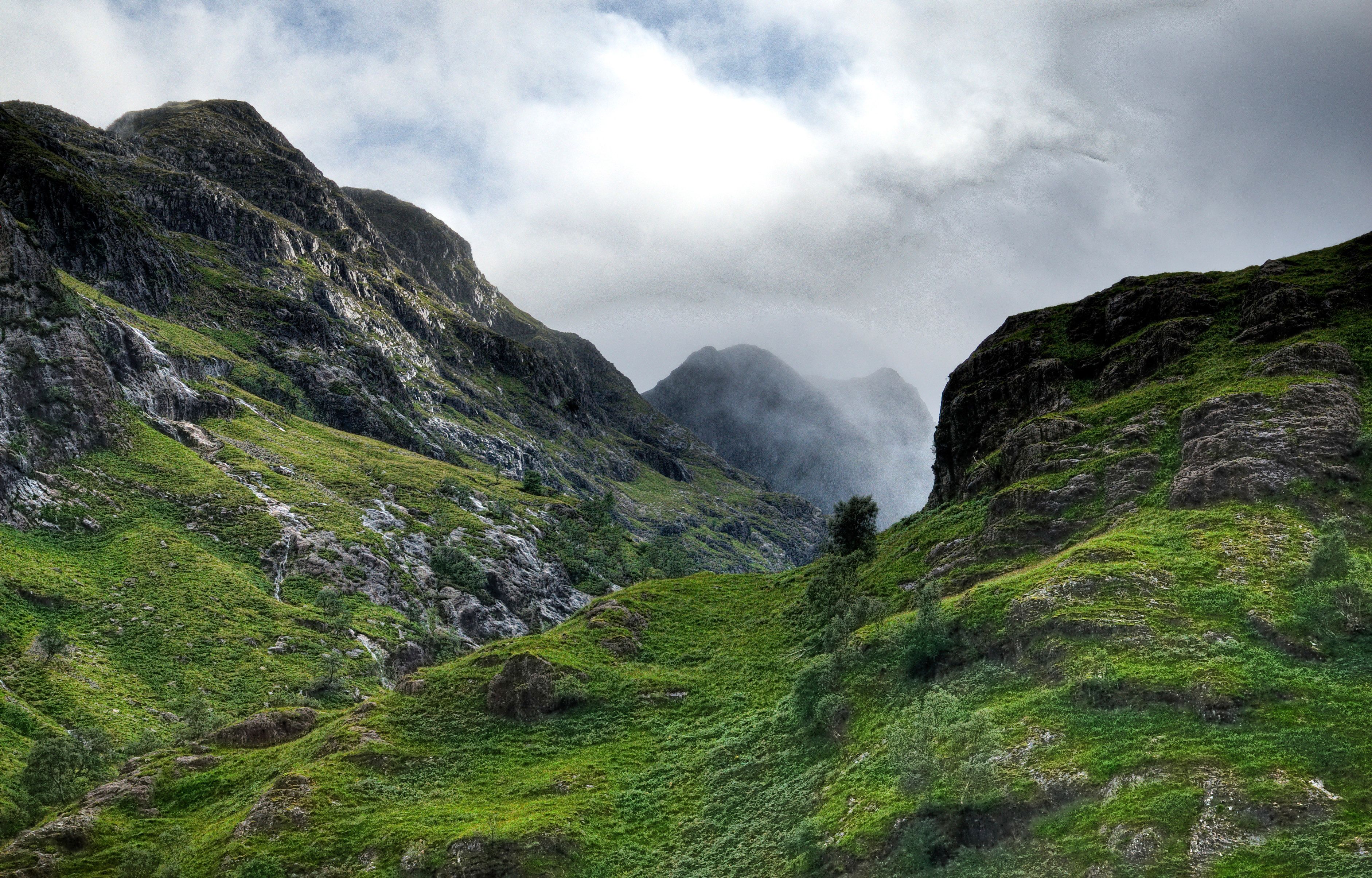 Valle montana scozzese verde, 3764x2407 2K, Monitor Gaming