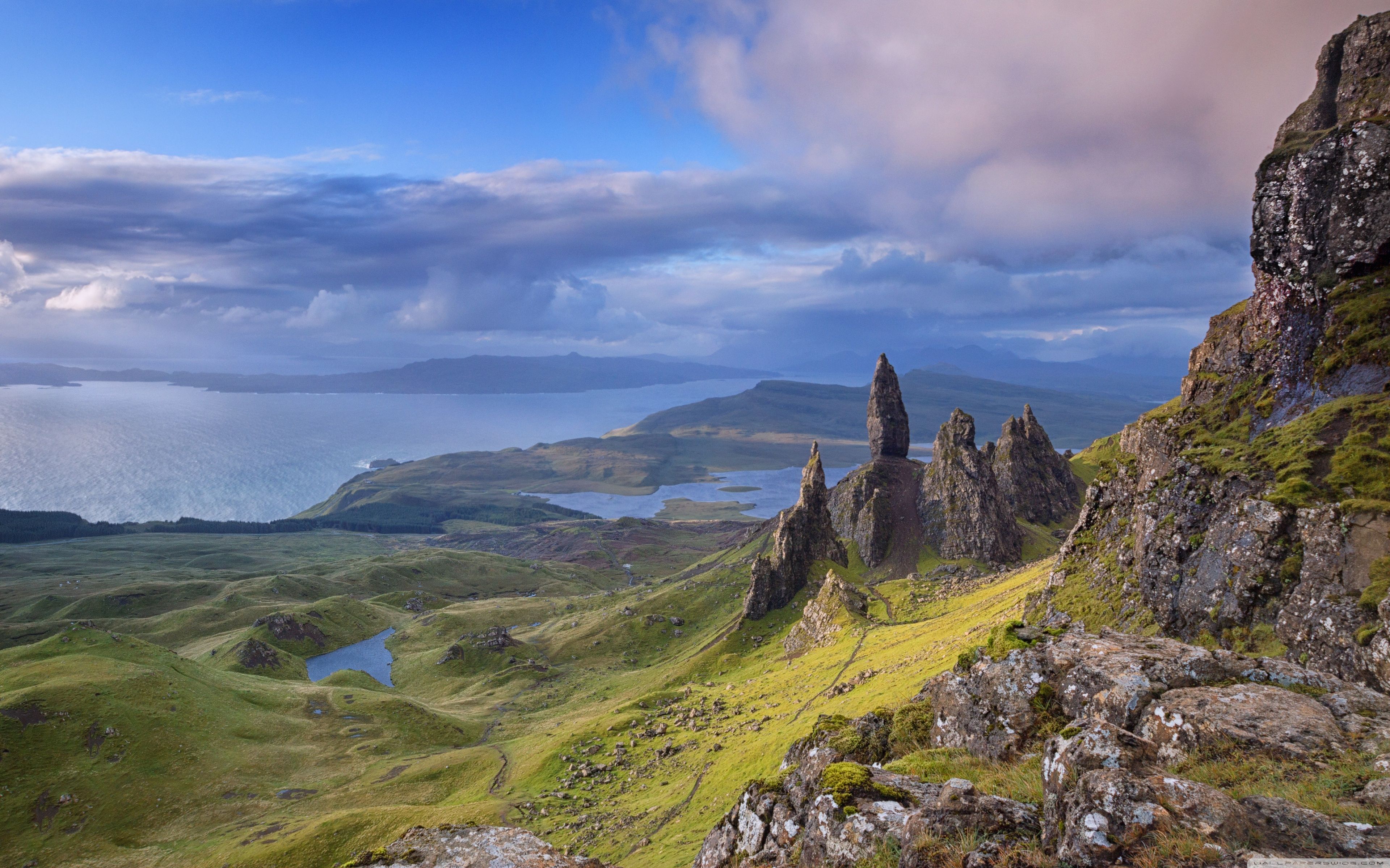 Old Man of Storr, Skye, Scozia, 3840x2400 Ultra HD, PC