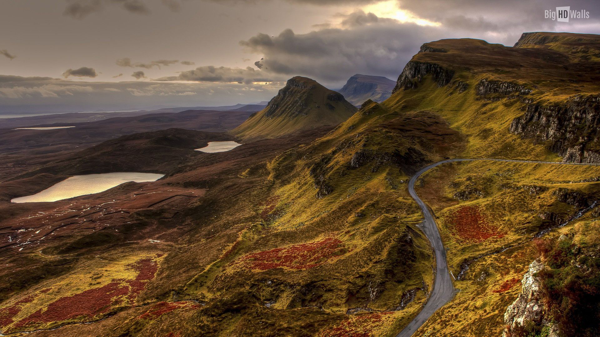 Paesaggio montano scozzese Quiraing, 1920x1080 1080p, PC