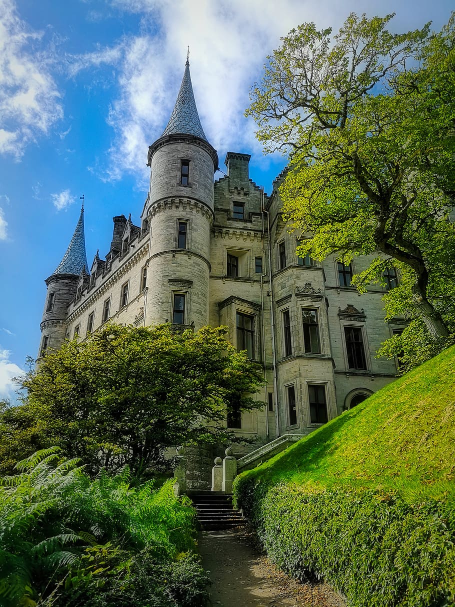 Castello Abbotsford House Scozia, 1332x850 HD, PC Desktop