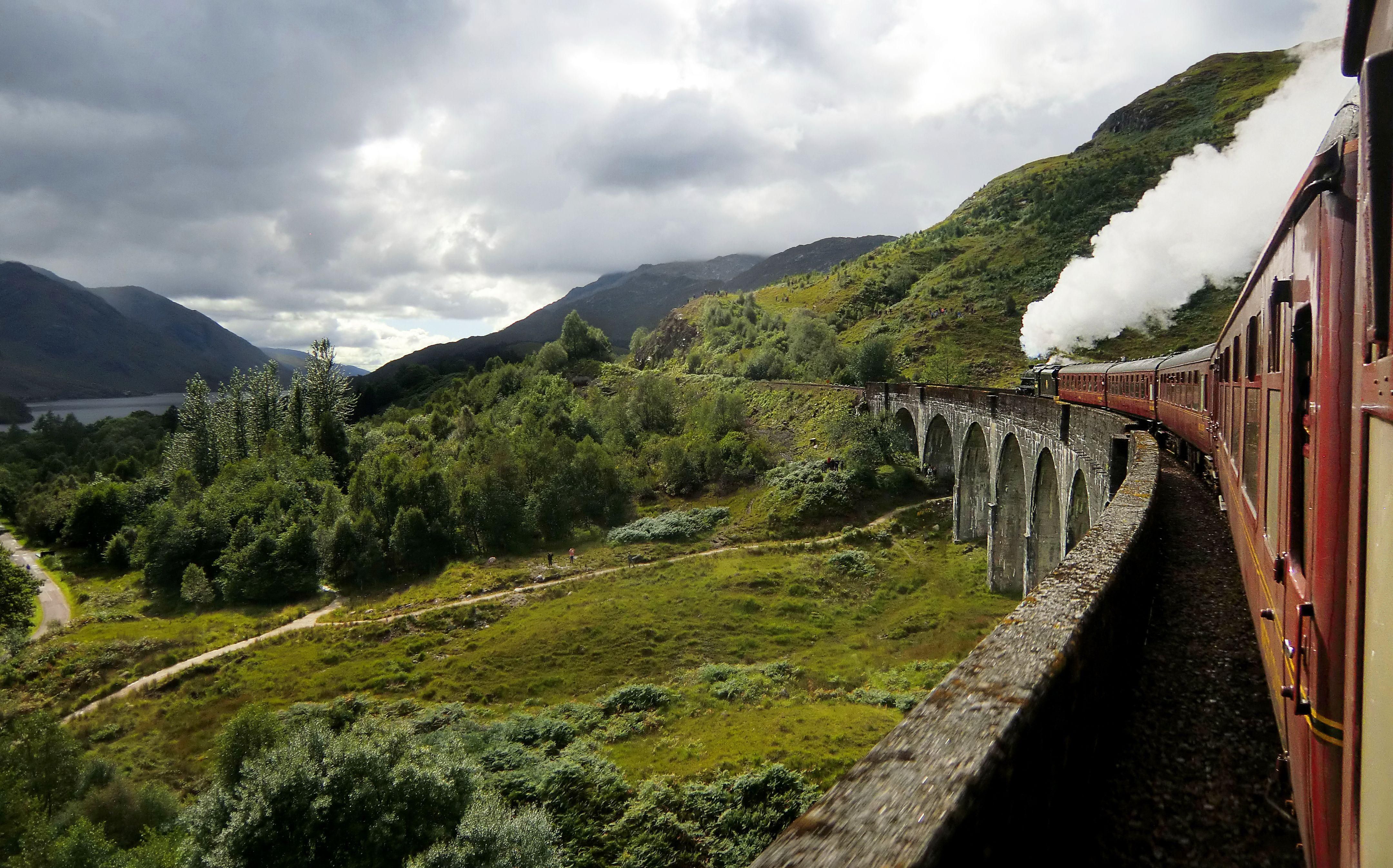 Treno viadotto Glenfinnan Scozia, 4320x2692 UHD, Monitor Gaming