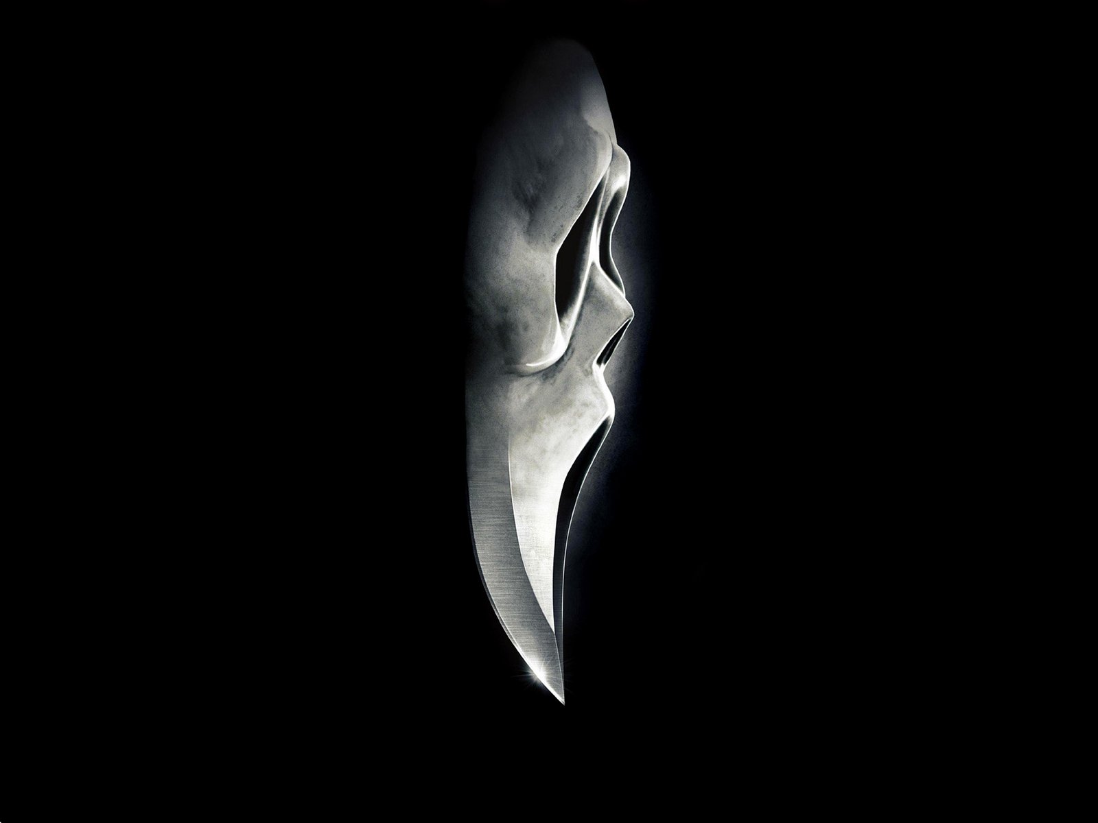 Maschera Ghostface Scream nera, 1600x1200 HD Ready, Desktop