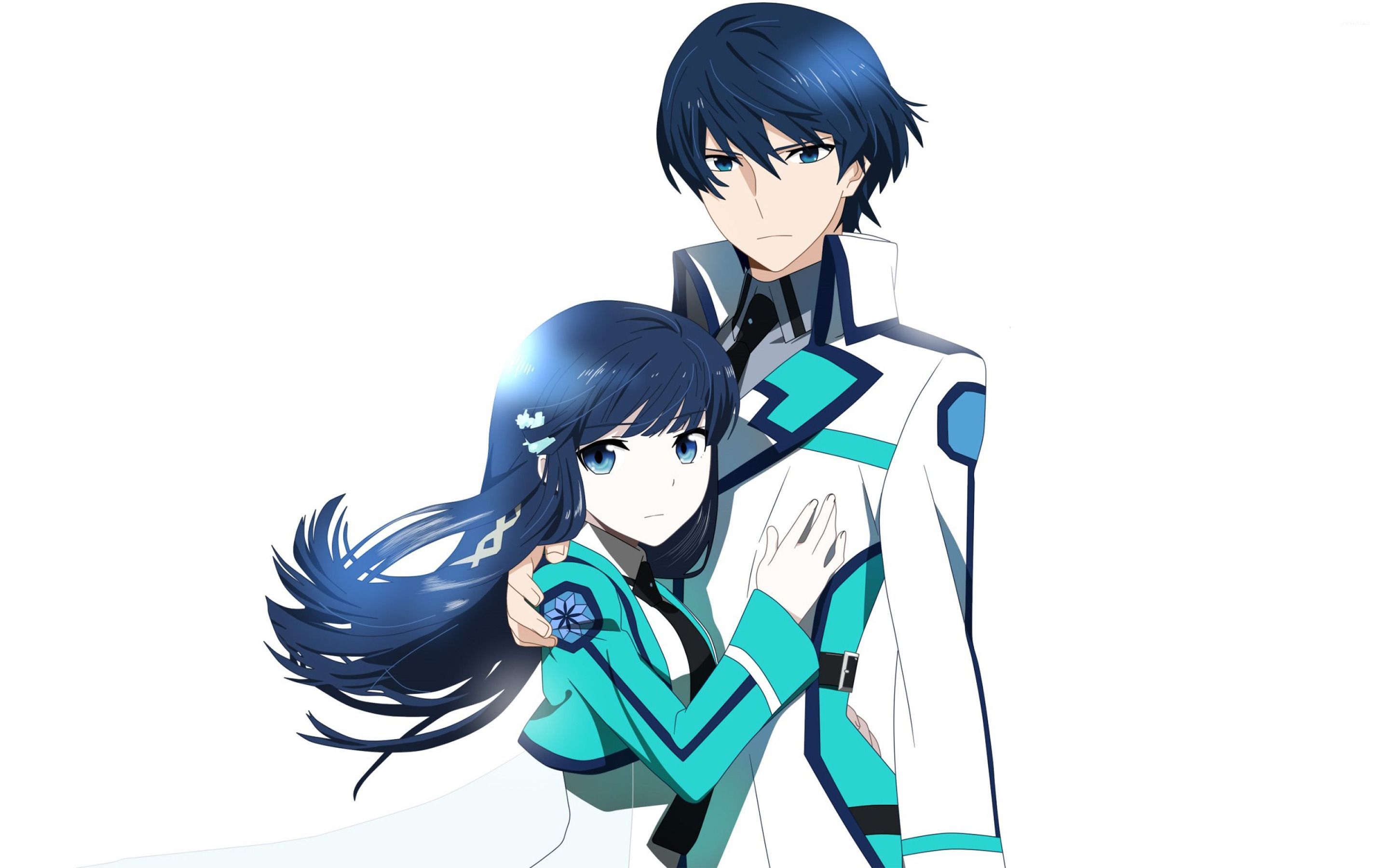 Personaggi anime uniformi bianche, 2880x1800 2K+, MacBook Pro