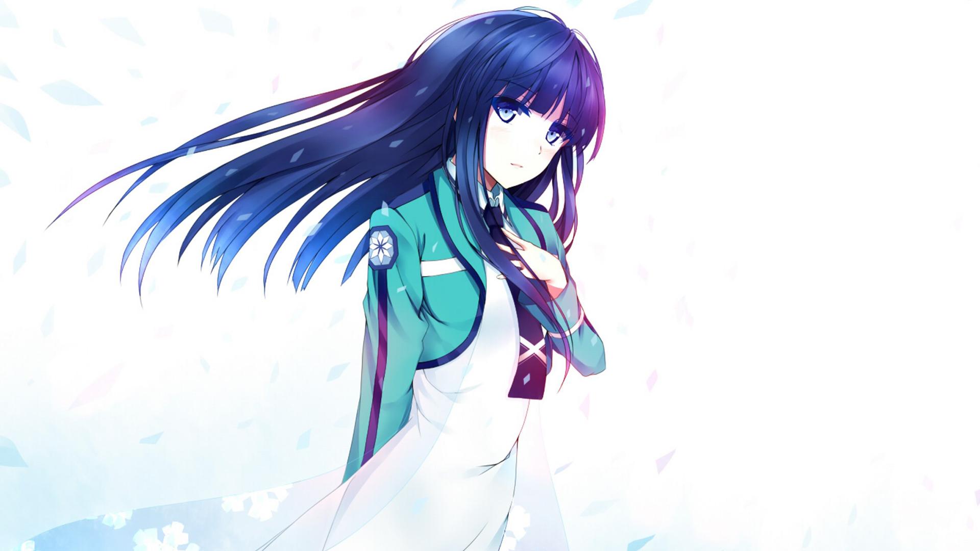 Personaggio anime capelli viola notte, 1920x1080 Full HD, PC Desktop