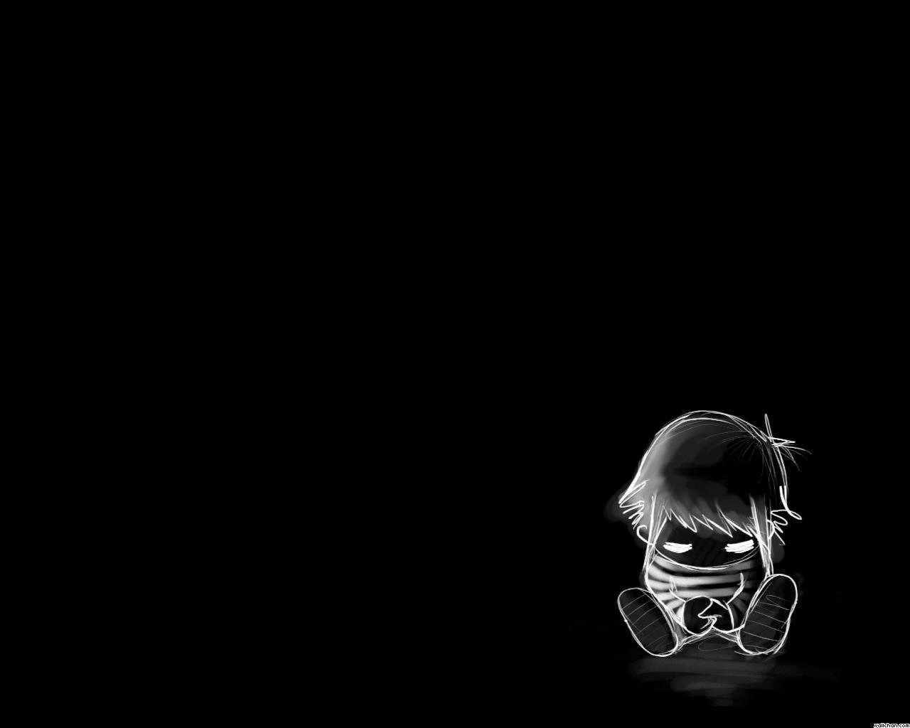 faccia triste bianca su nero, 1920x1080 Full HD 1080p, Desktop