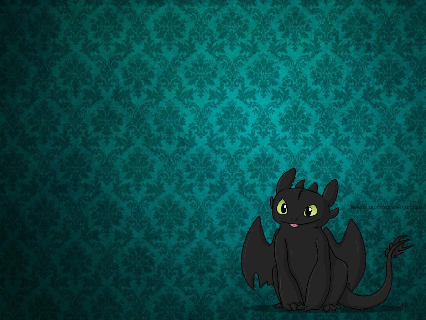 Sdentato drago nero sfondo verde, 1360x1024 720p, PC