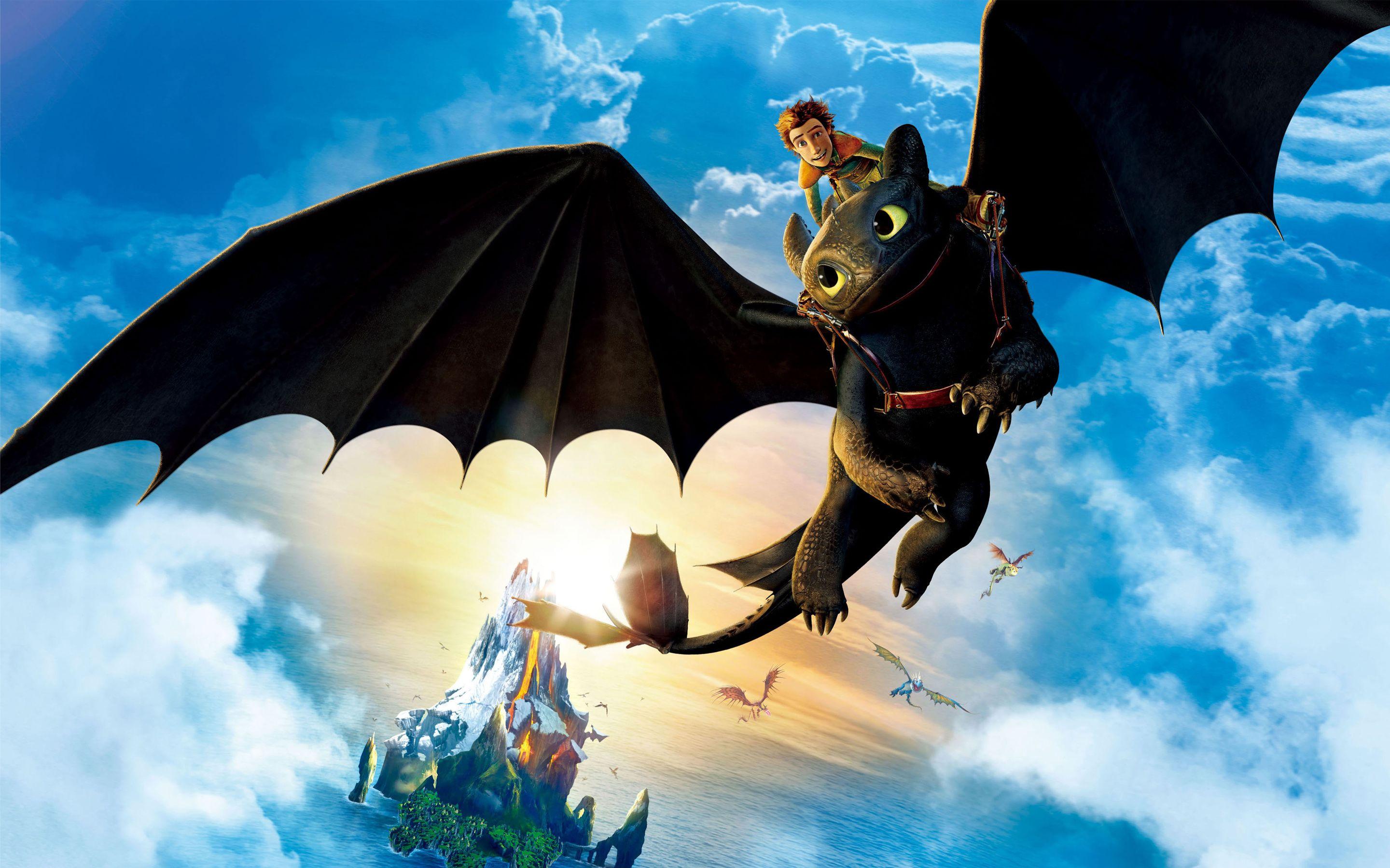 Sdentato e Hiccup, Dragon Trainer, 2880x1800 2K, MacBook Pro