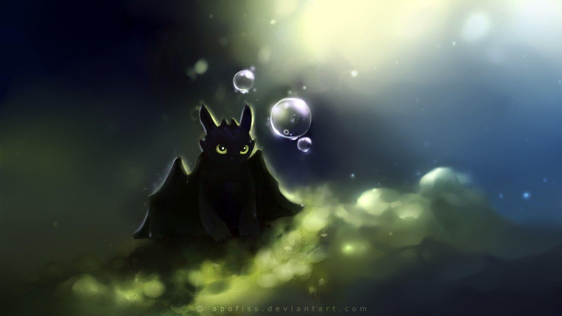 Sdentato, Dragon Trainer, silhouette, 1920x1080 1080p, Desktop