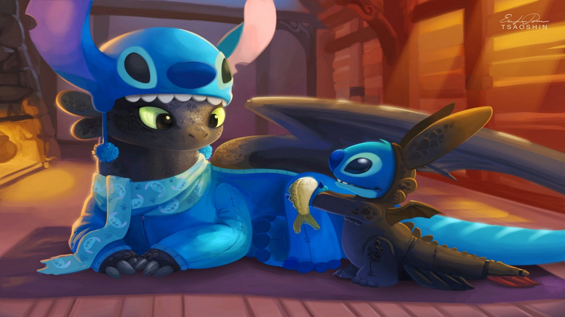 Stitch e Sdentato, Lilo & Stitch, 1920x1080 Full HD 1080p, PC
