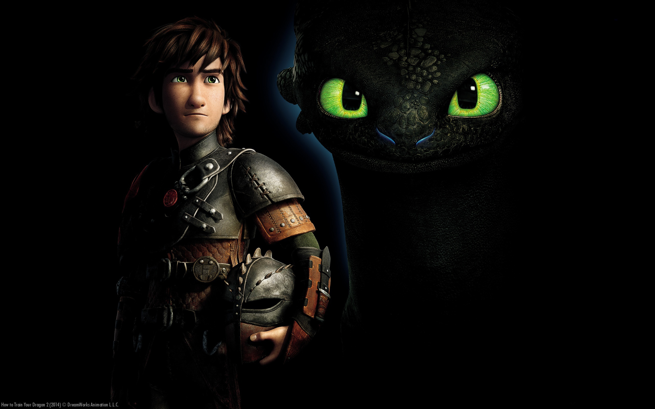 Sdentato e Hiccup, Dragon Trainer, 2560x1600 2K+, MacBook Pro