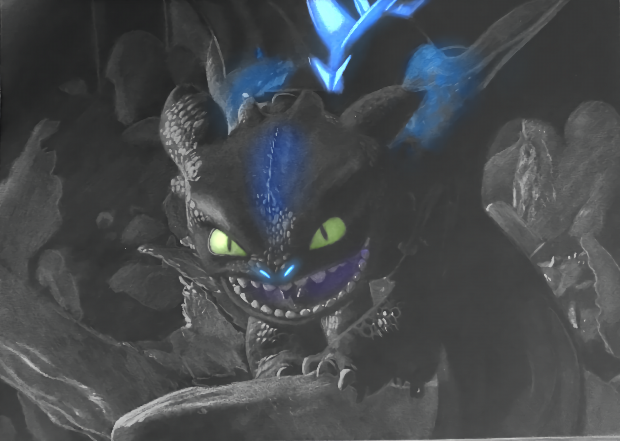 Sdentato Dragon Trainer drago nero, 2158x1538 alta risoluzione, Laptop