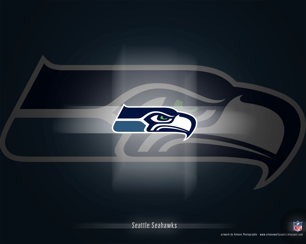 Logo Seattle Seahawks NFL, 1280x1024 720p, Monitor Gaming