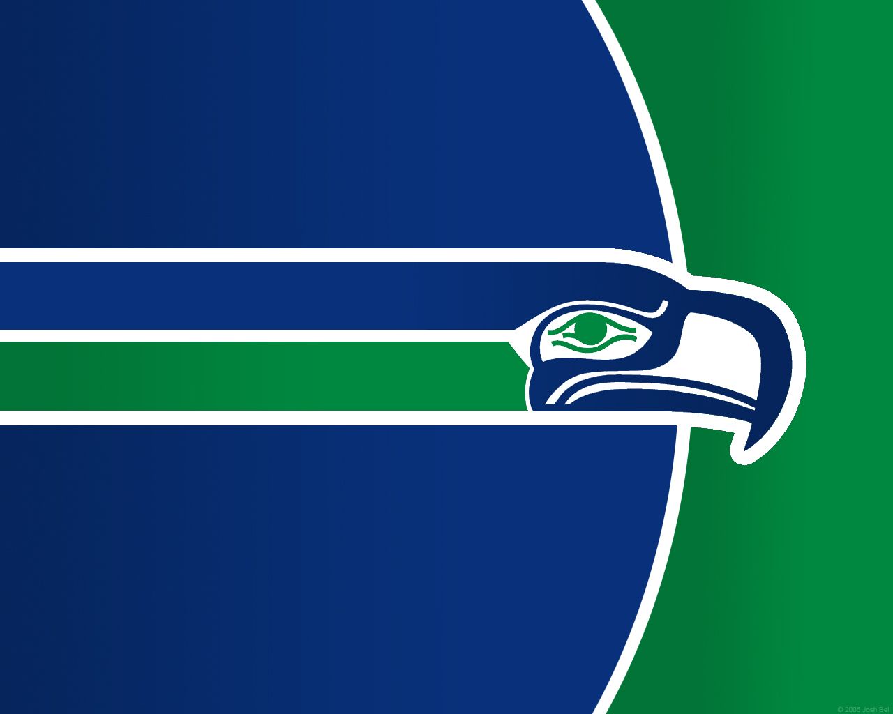 Logo Seattle Seahawks stilizzato, 1280x1024 HD, Desktop