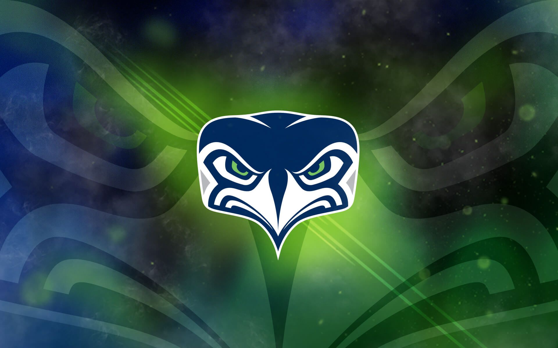Logo falco Seattle Seahawks, NFL, 1920x1200 WUXGA, Monitor Gaming
