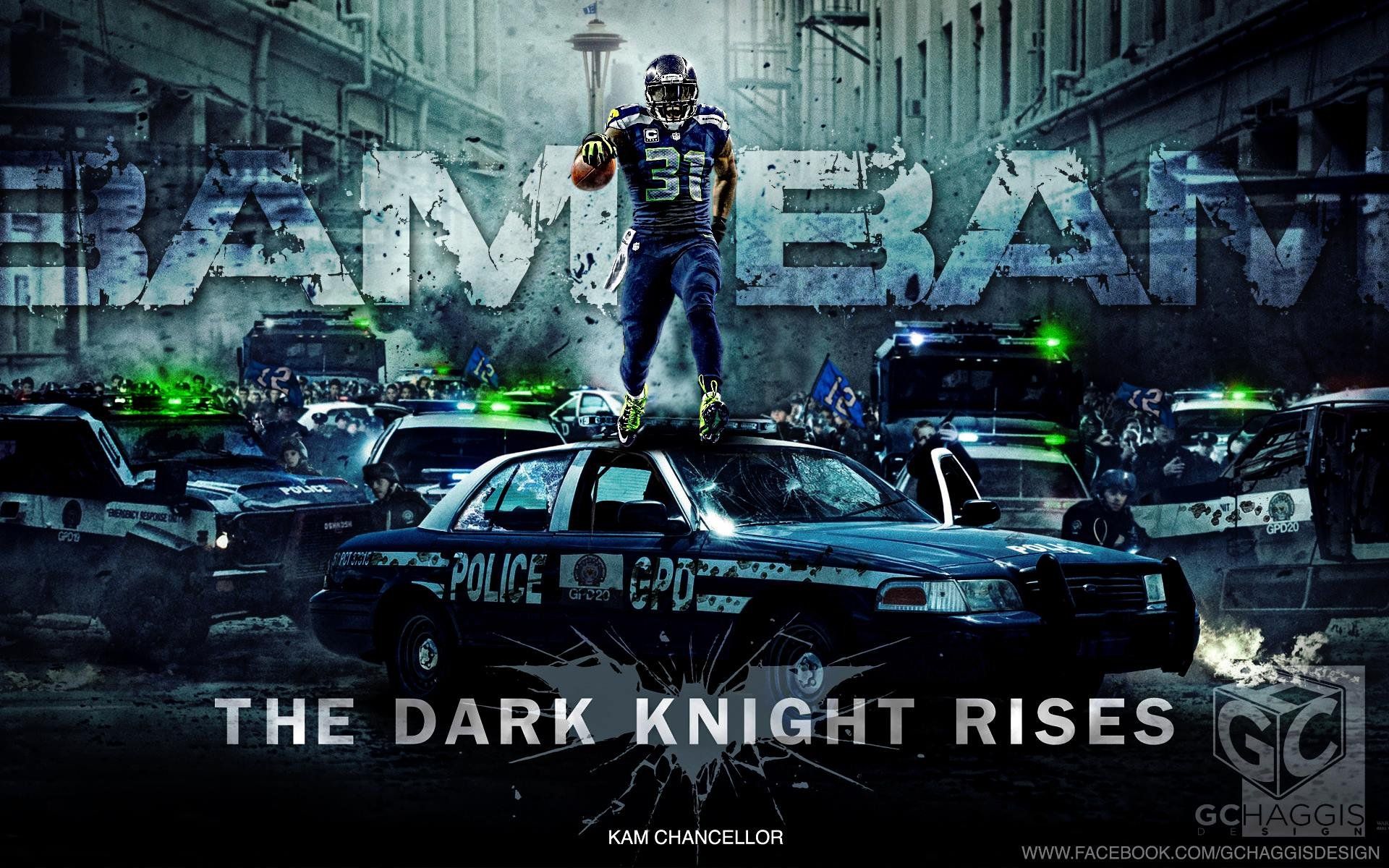 Giocatore Seahawks su auto polizia, 1920x1200 Full HD+ WUXGA, Desktop