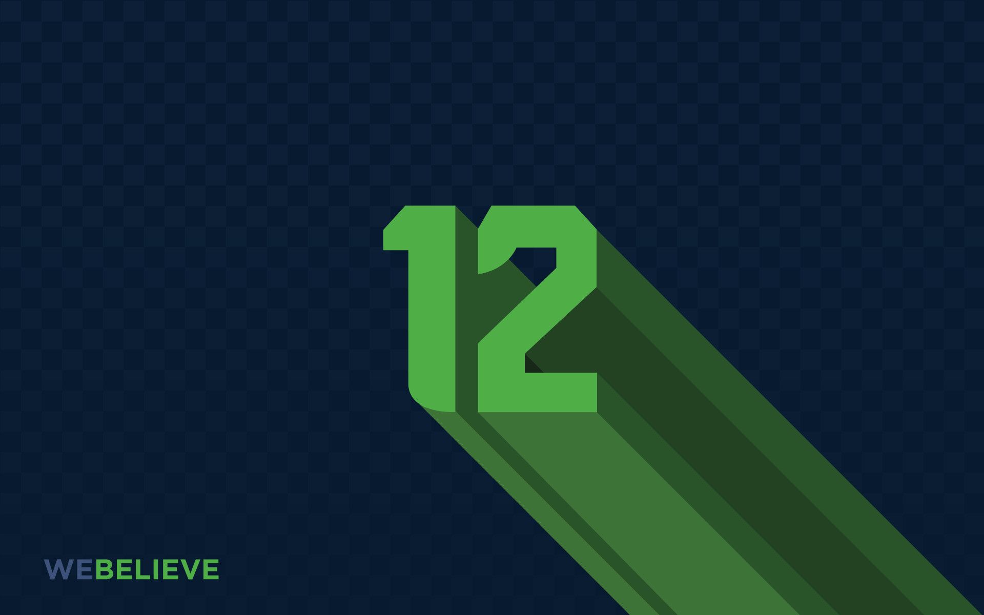 Numero 12 verde Seahawks, 1920x1200 Full HD+ WUXGA, Desktop