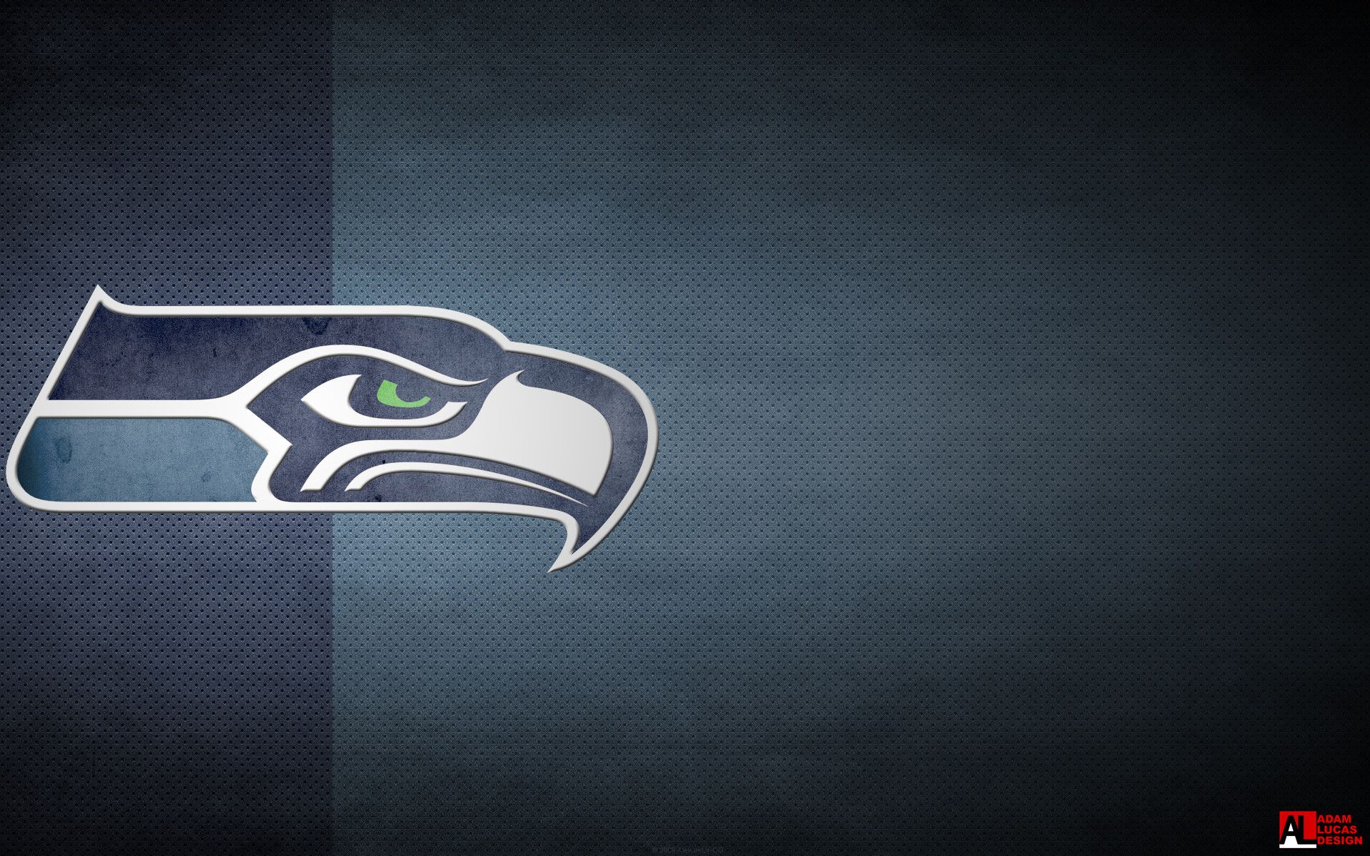 Logo Seattle Seahawks testa falco, 1920x1200 Full HD+, Monitor Gaming