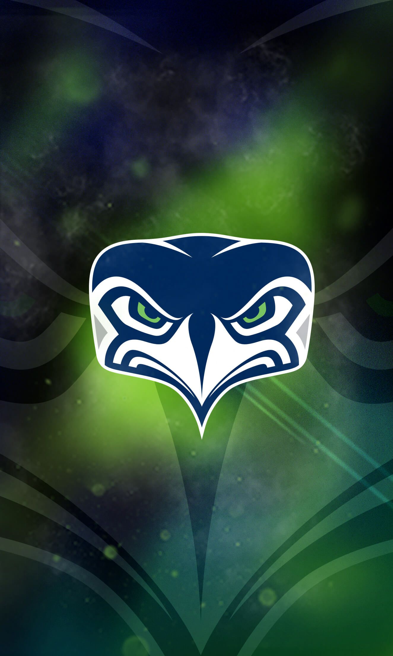 Logo Seattle Seahawks falco, 1325x2208 Full HD Verticale, iPhone