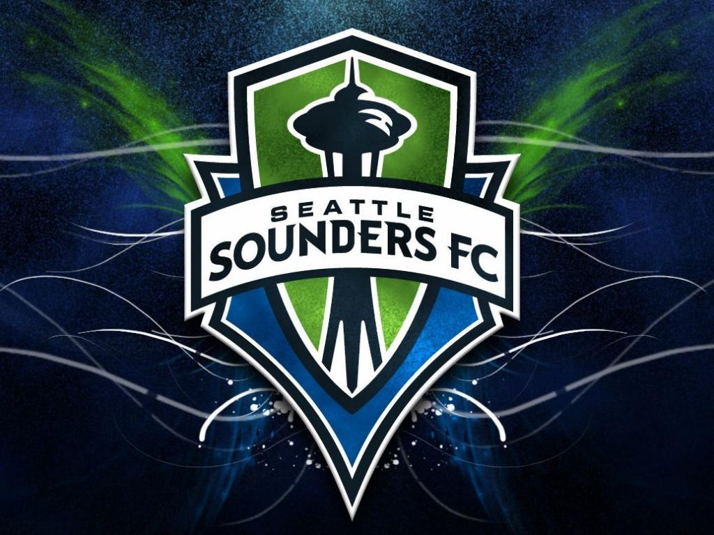 Logo Seattle Sounders FC, 1024x768 HD, Laptop