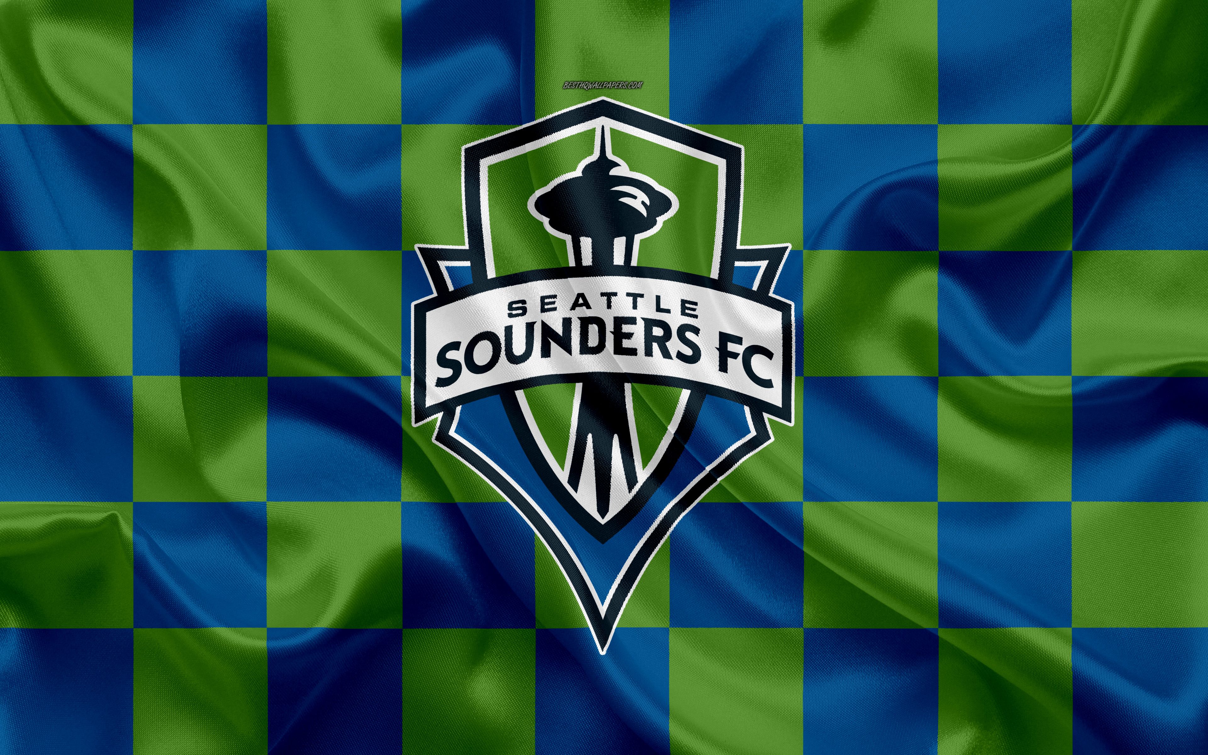 Logo Seattle Sounders FC, 3840x2400 4K Ultra HD, Monitor 4K