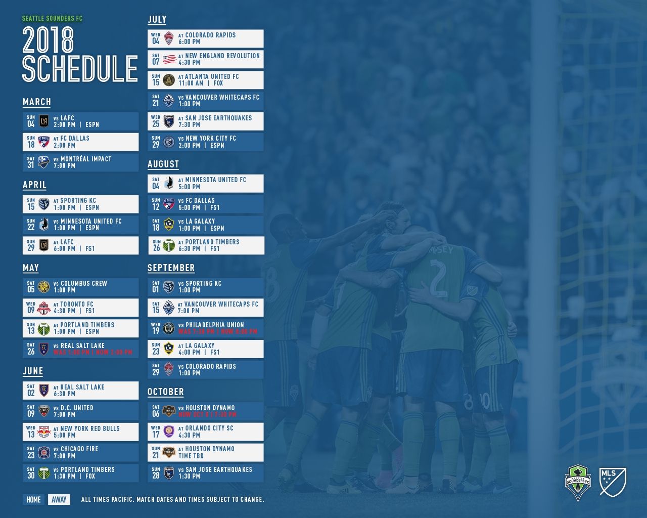 Logo Seattle Sounders FC, 2560x1600 2K, MacBook Pro
