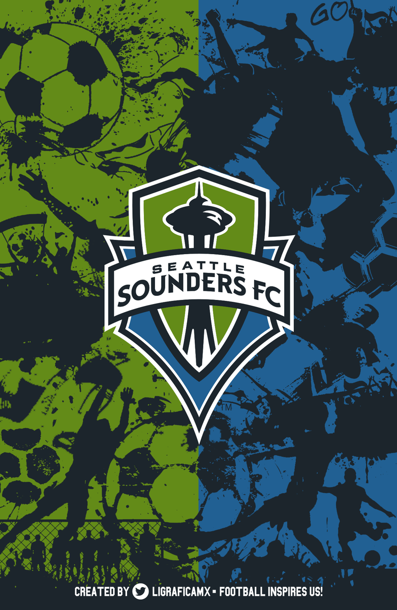 Calciatore Seattle Sounders in campo, 866x1300 Full HD Verticale, Smartphone