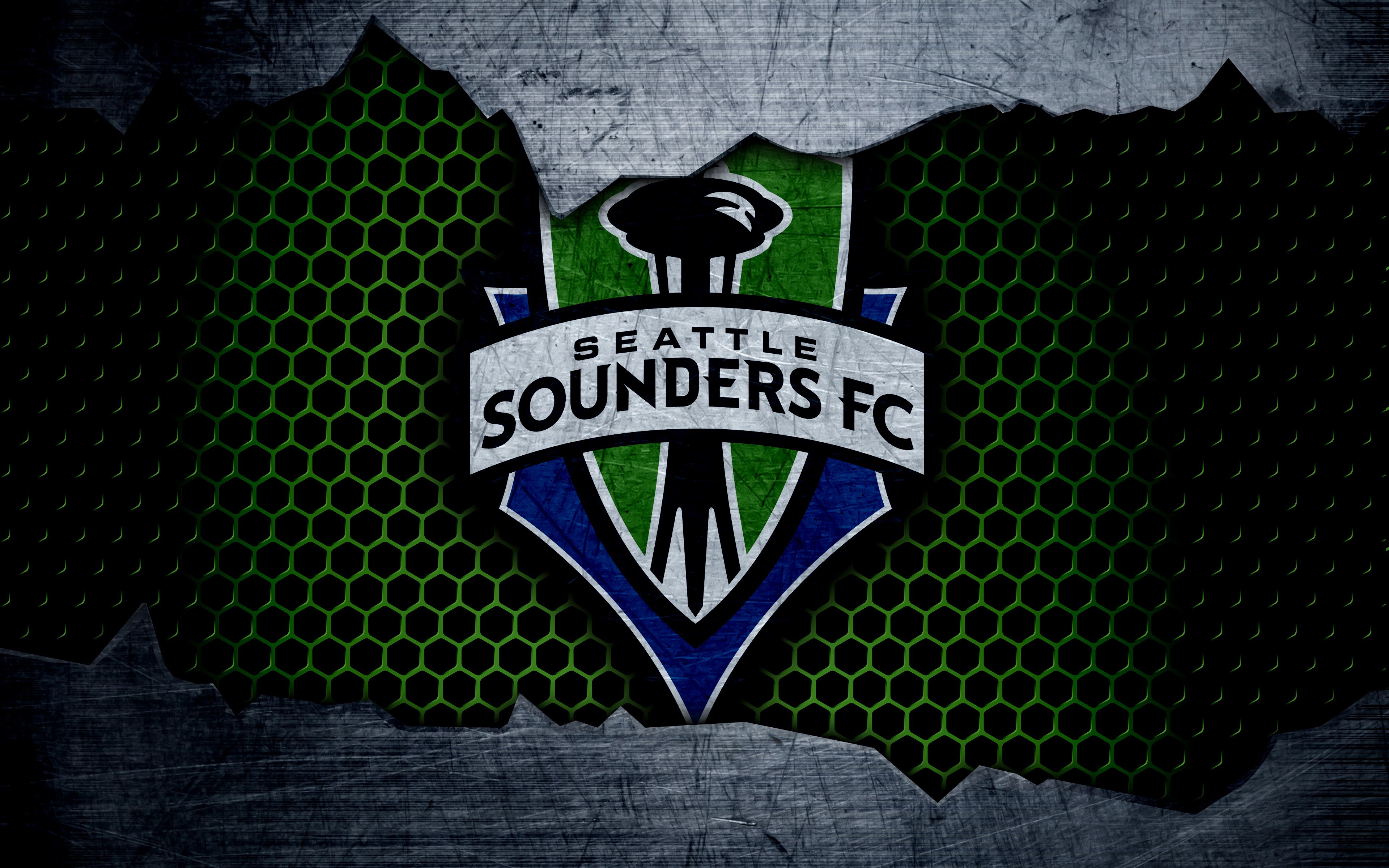 Logo Seattle Sounders FC, 3840x2400 Ultra HD, 4K TV