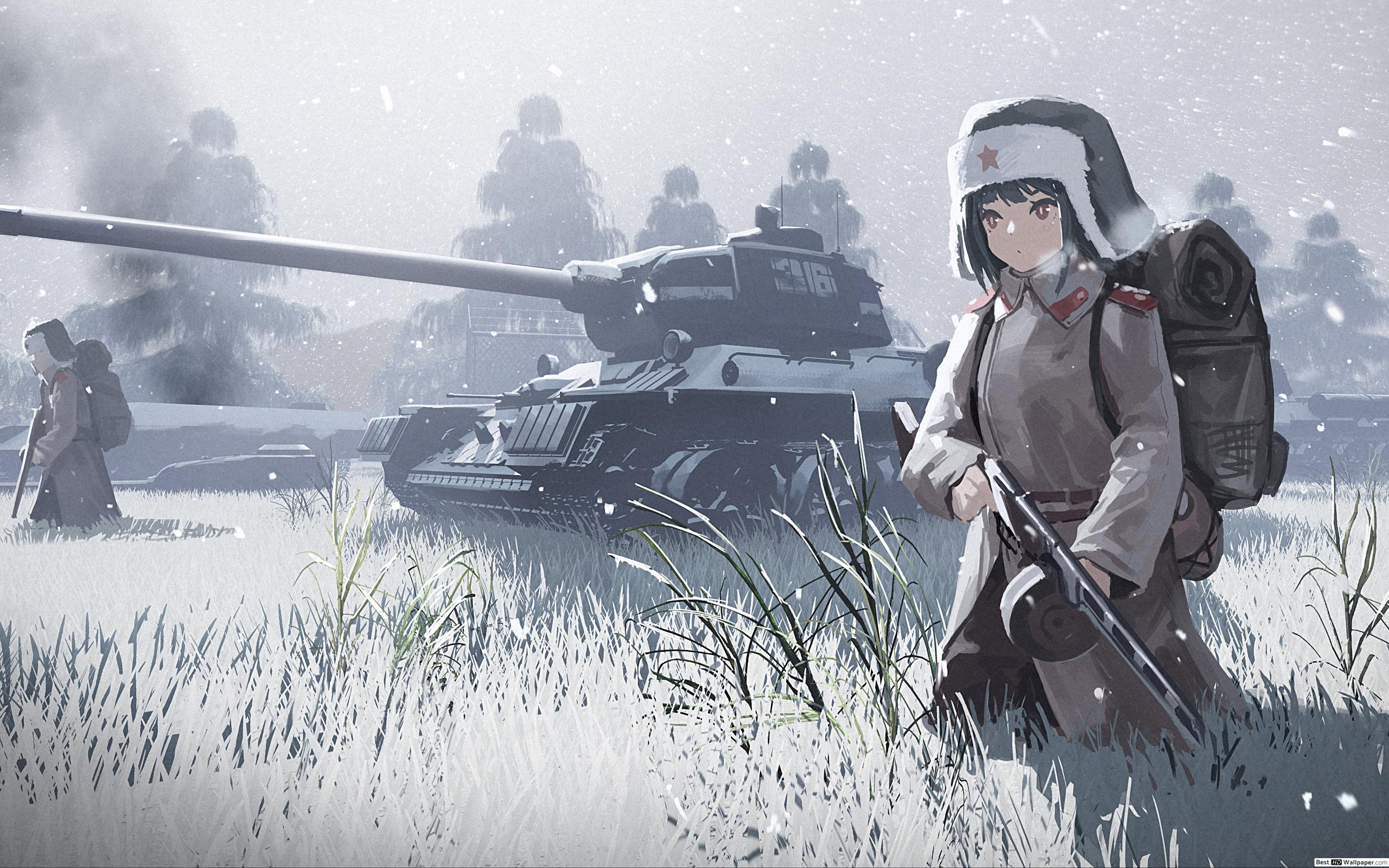 Soldato inverno con carro armato, 2560x1600 2K+, PC