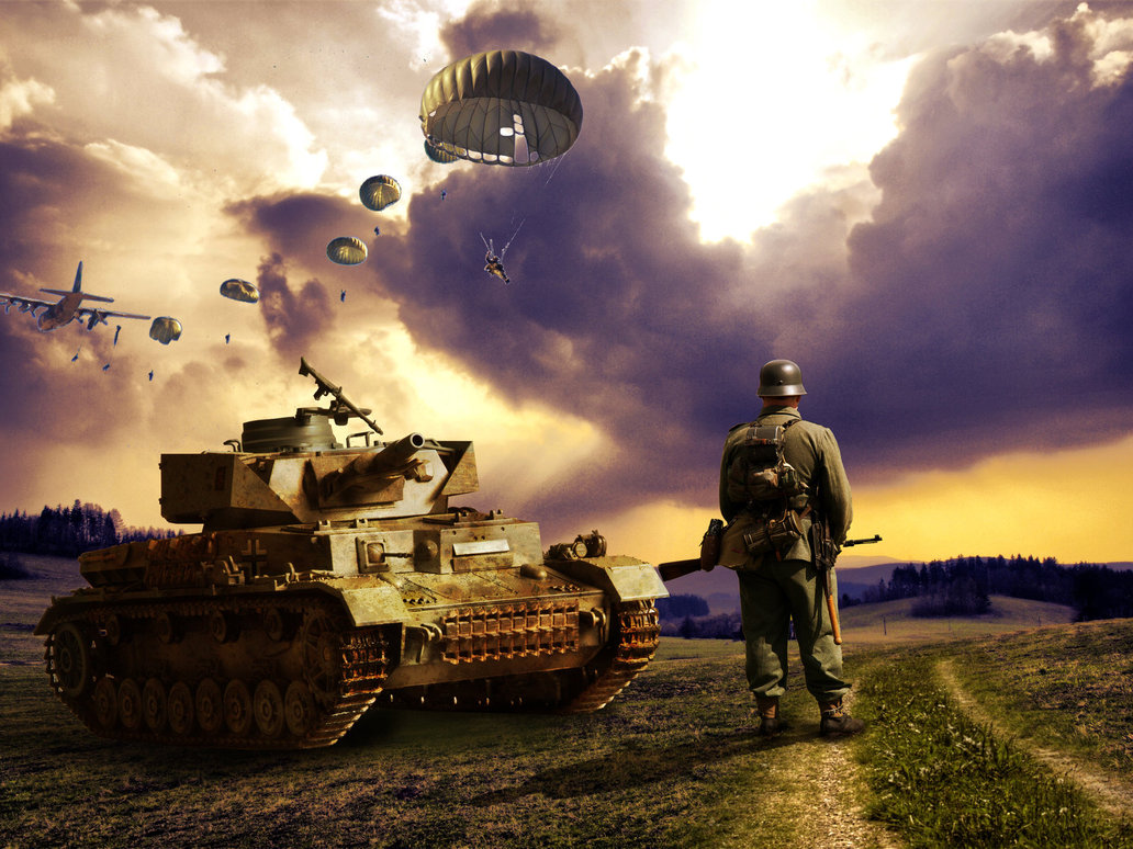 Soldati tra macerie di guerra, 1680x1050 HD Ready, Desktop