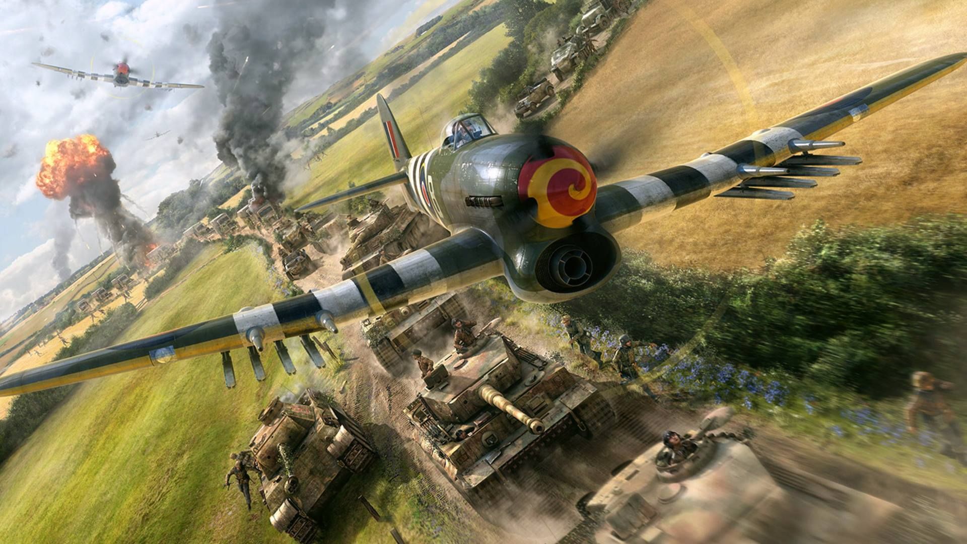 Aereo da guerra in picchiata, 1920x1080 Full HD, PC Desktop