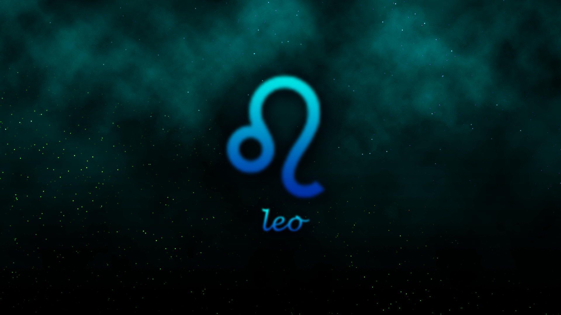 Simbolo zodiacale Leone blu, 1920x1080 Full HD 1080p, PC Desktop