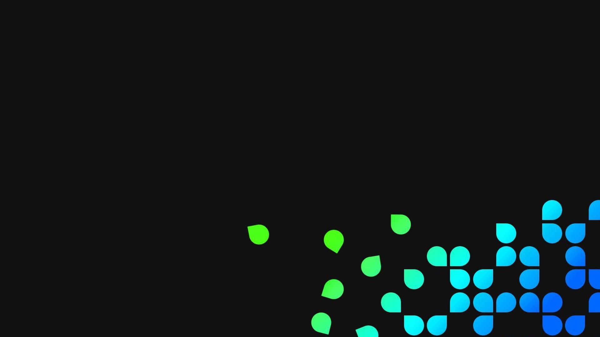 Anelli colorati sfondo nero, 1920x1080 Full HD 1080p, PC