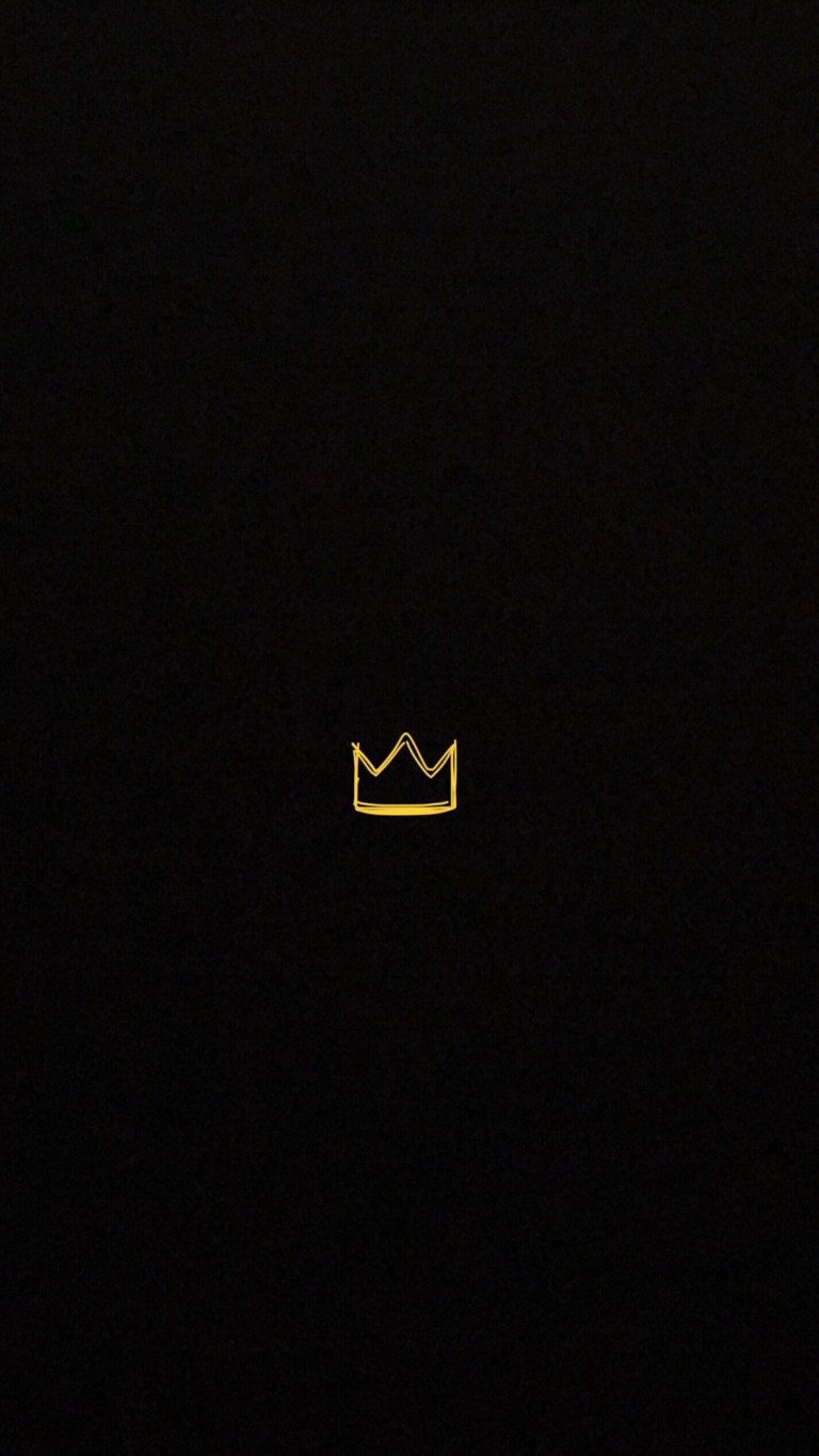 corona dorata sfondo nero, 768x1365 Full HD Verticale, Google Pixel