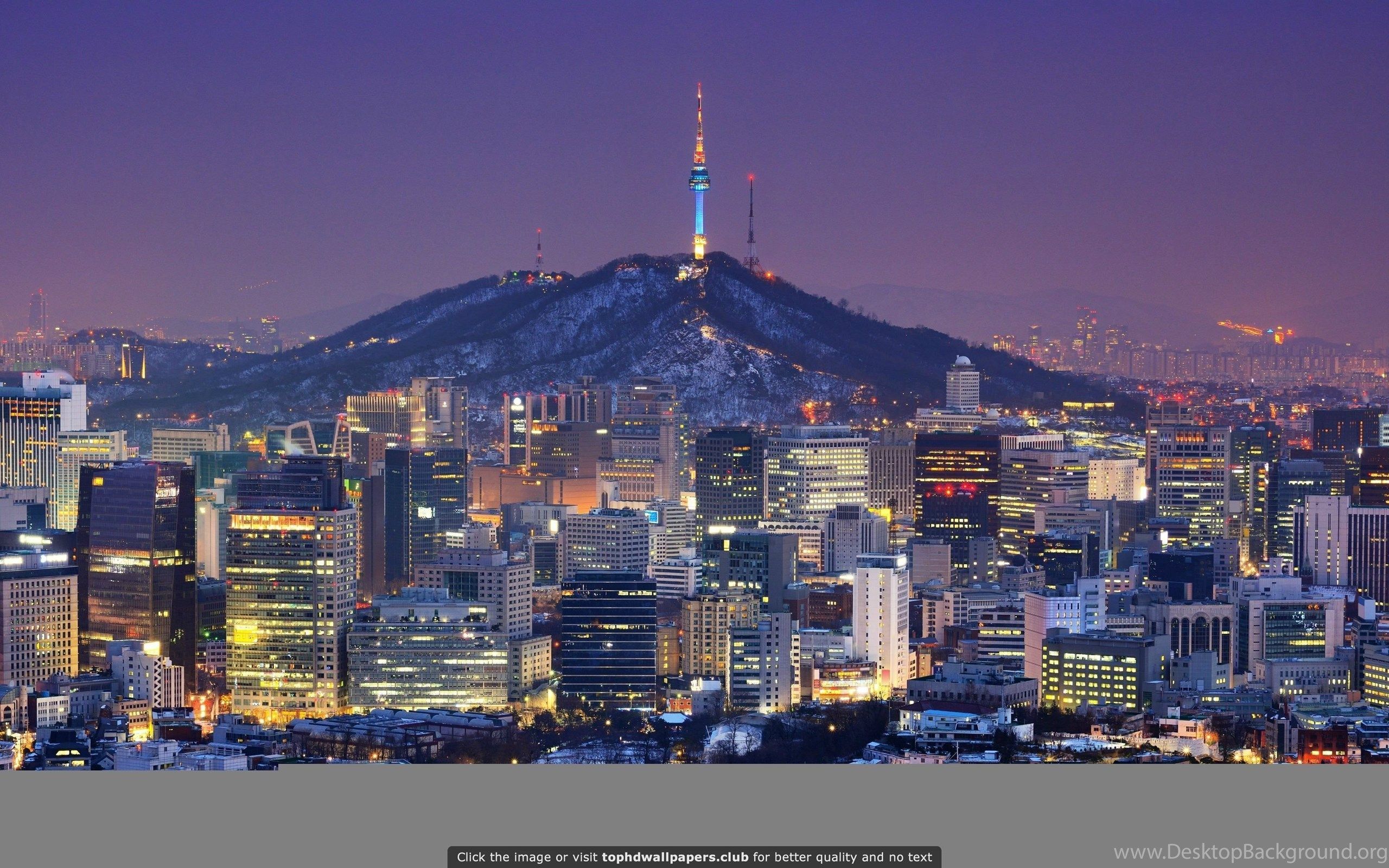 Skyline Seoul di notte, 2560x1600 2K, PC