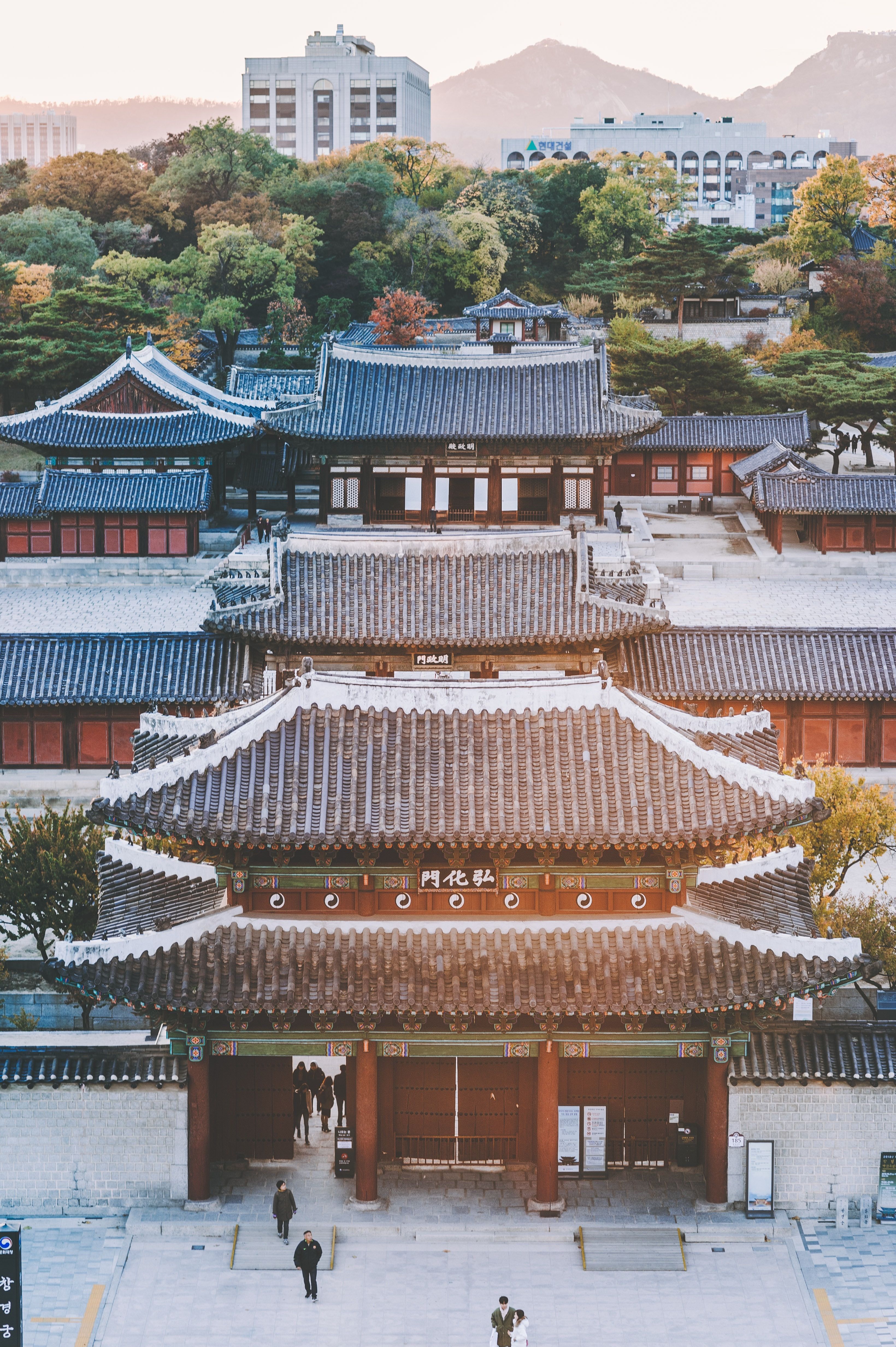 Palazzo coreano tradizionale, Corea, 3280x4928 Verticale, iPhone Pro Max
