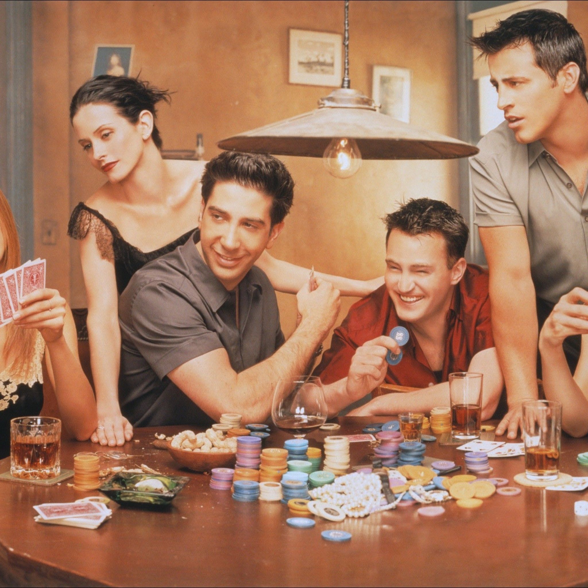Cast Friends tavolo poker, 2048x2048 alta risoluzione, iMac
