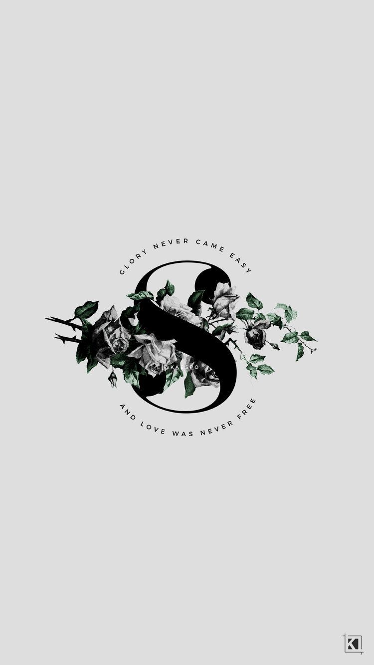 Logo Serpeverde con serpente e rose, 750x1333 Full HD Verticale, iPhone
