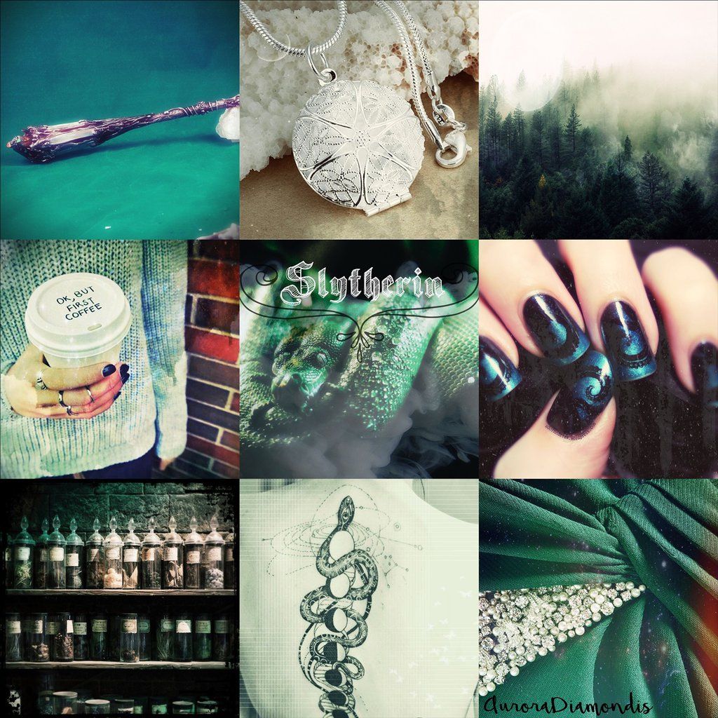 Logo serpente Slytherin verde, 1080x1920 Verticale, Mobile