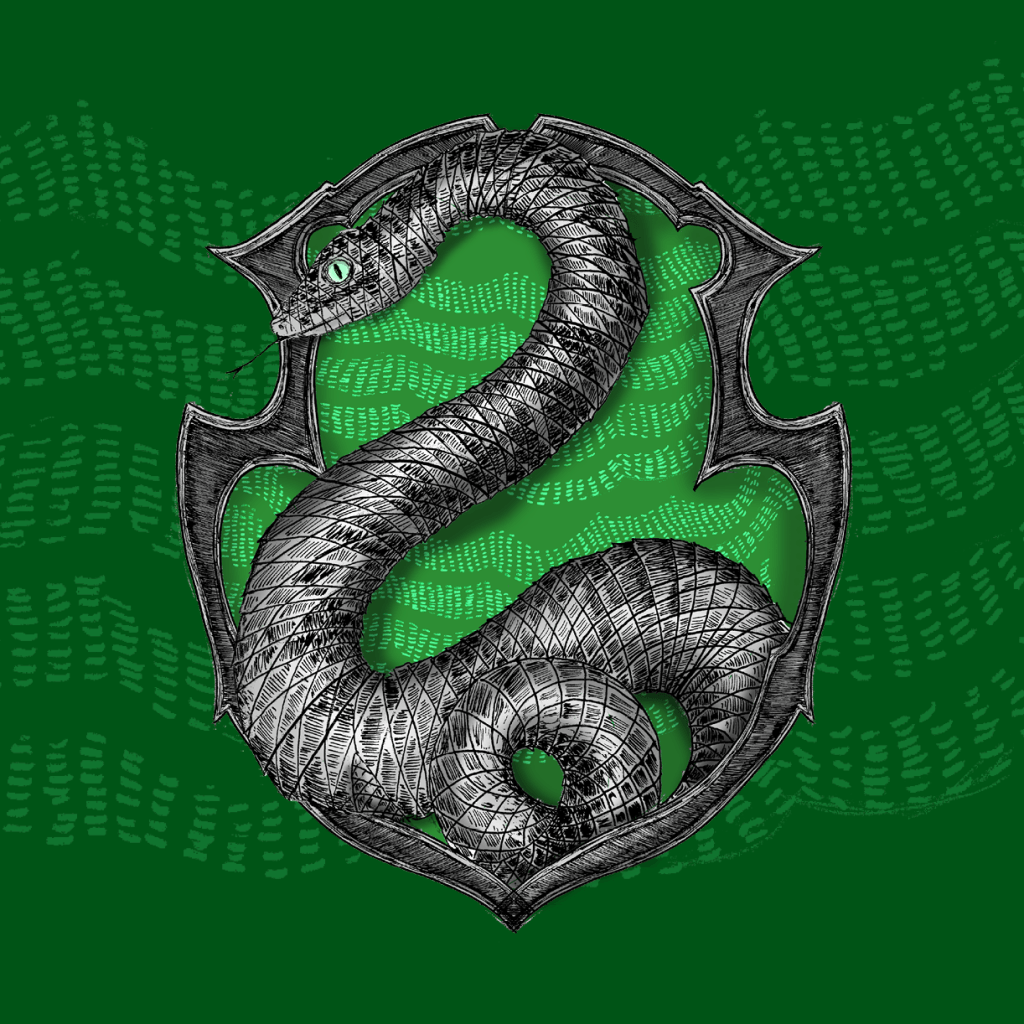Stemma Serpeverde con serpente, 1024x1024 HD, PC