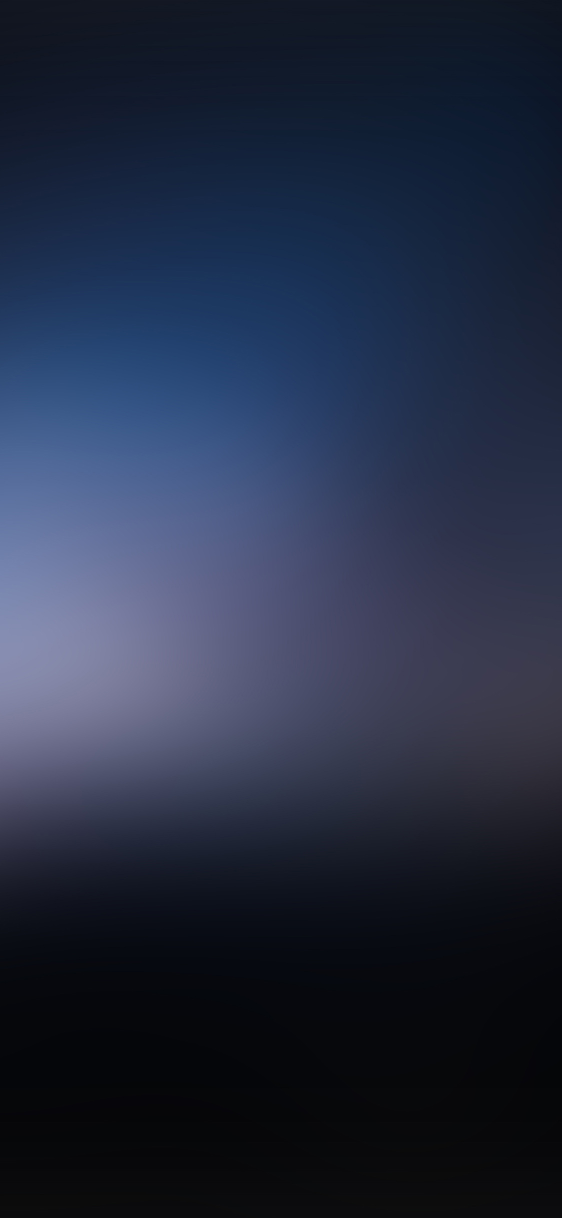 Sfocatura blu notte scuro, 1125x2436 Verticale, iPhone