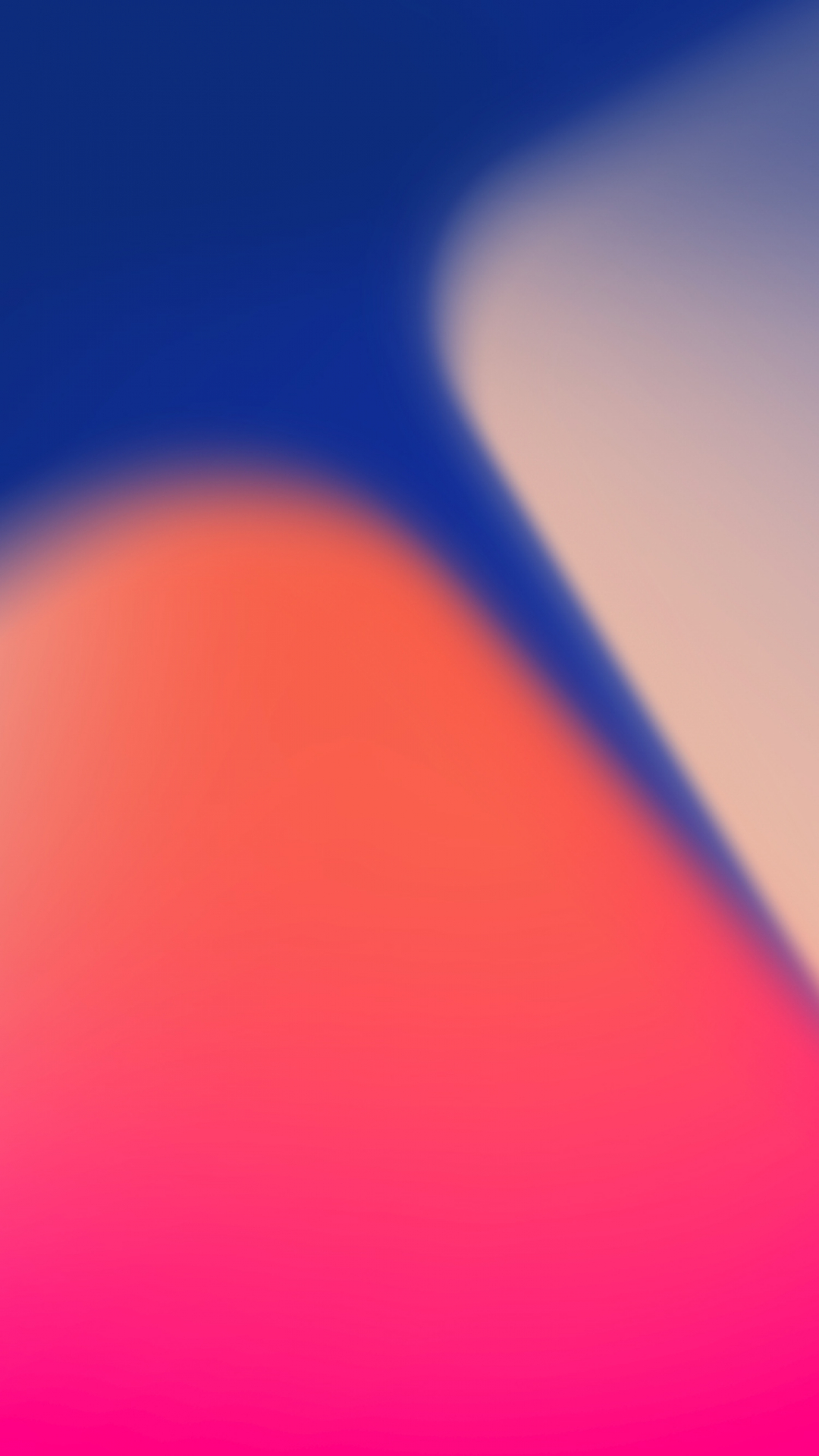 Sfumatura sfocata blu arancio rosa, 1080x1920 Full HD Verticale, Samsung Galaxy
