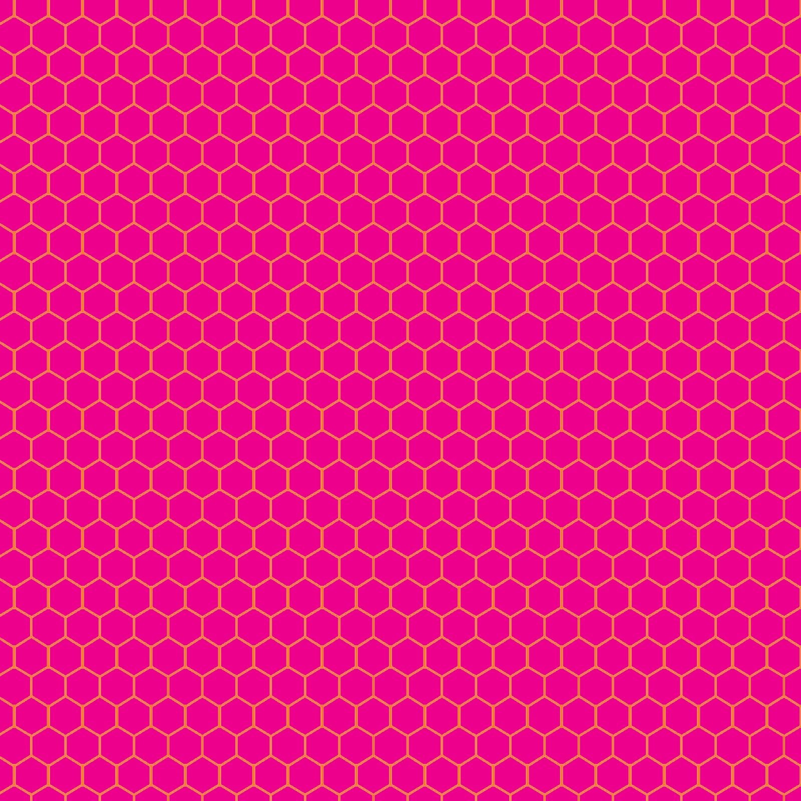 Motivo esagonale rosa acceso, 1600x1600 HD Ready, Laptop