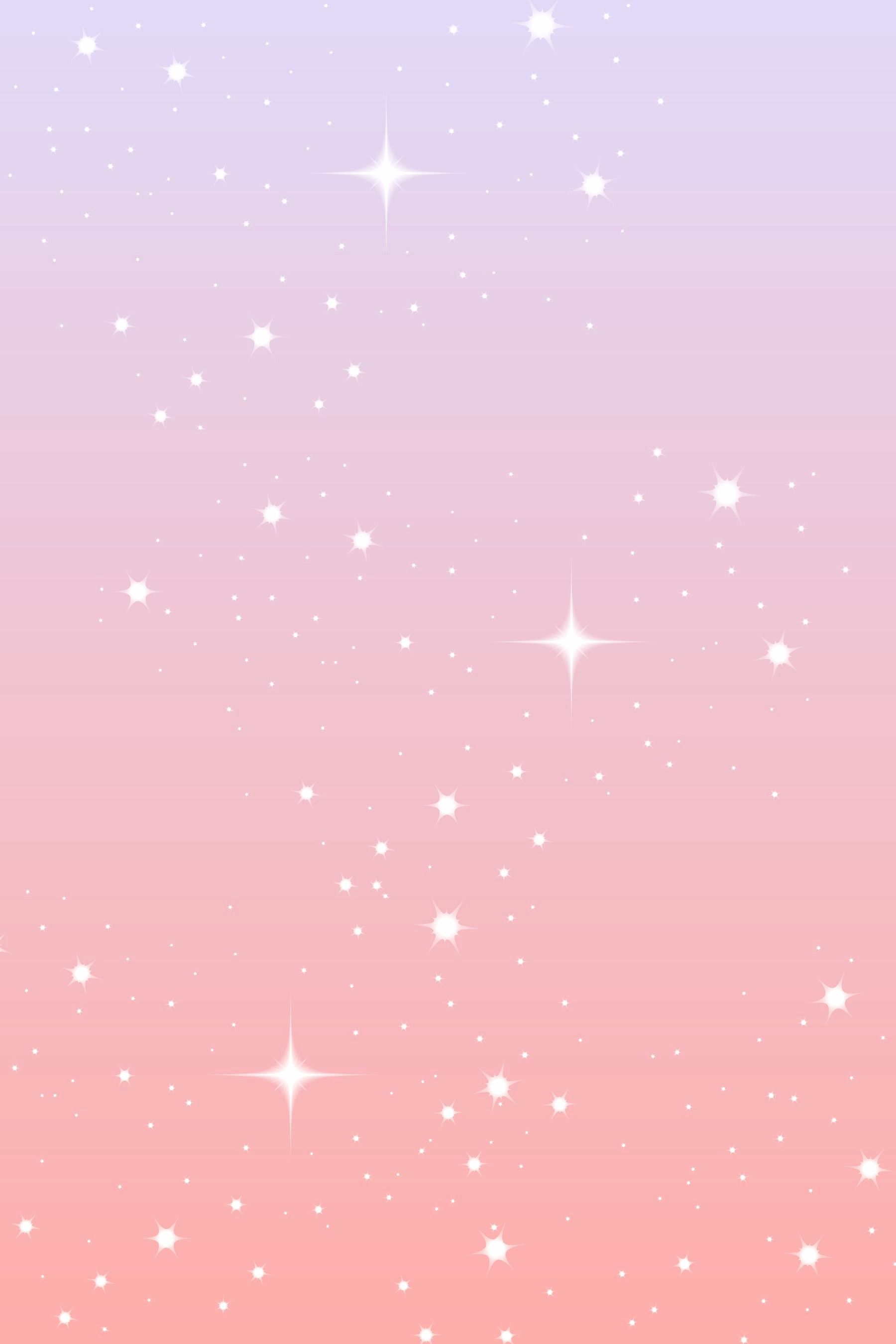 Sfumatura rosa lilla con stelline, 1800x2700 Verticale, Telefono