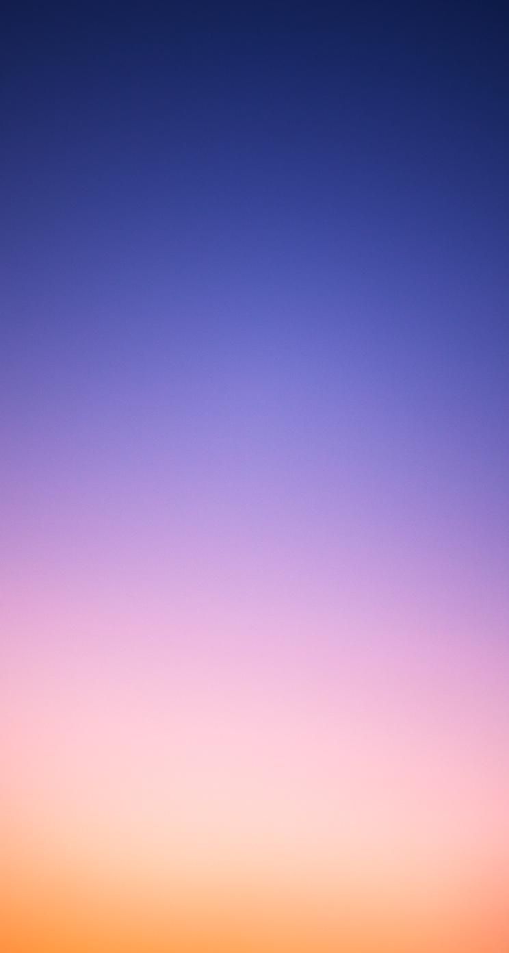 Gradiente viola arancione tramonto, 744x1392 Full HD Verticale, iPhone Pro