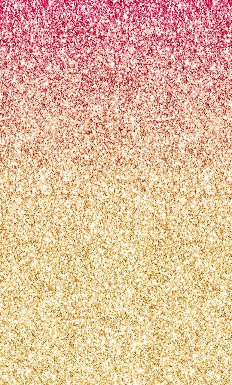 Glitter sfumato rosa e oro, 772x1280 Full HD Verticale, Smartphone