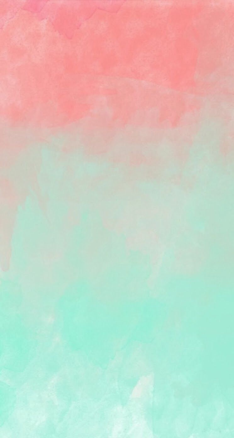 Sfumatura rosa e verde acqua, 744x1392 Full HD Verticale, Smartphone
