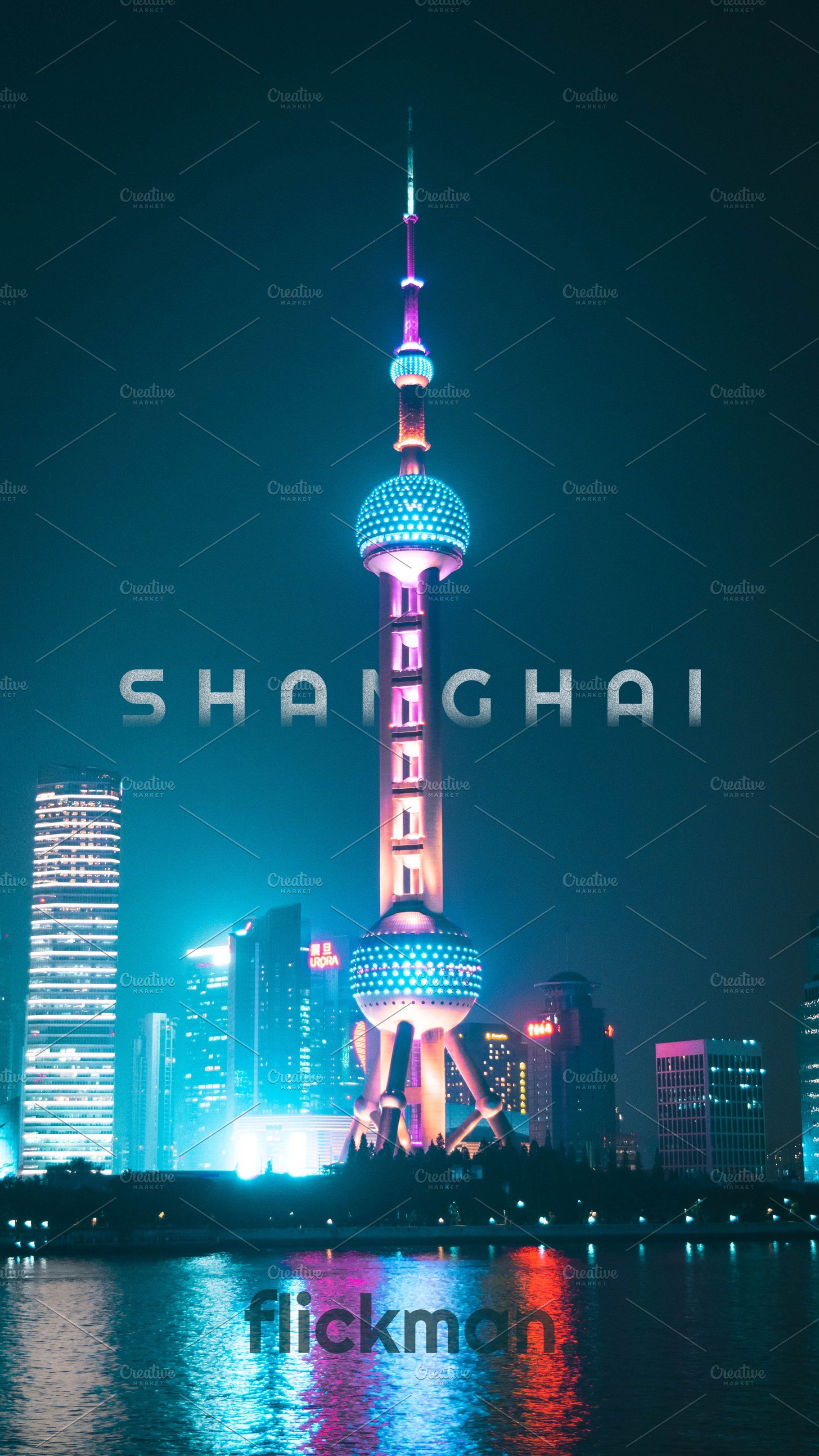 Torre Perla Oriente Shanghai notte, 1820x3236 Verticale, OnePlus