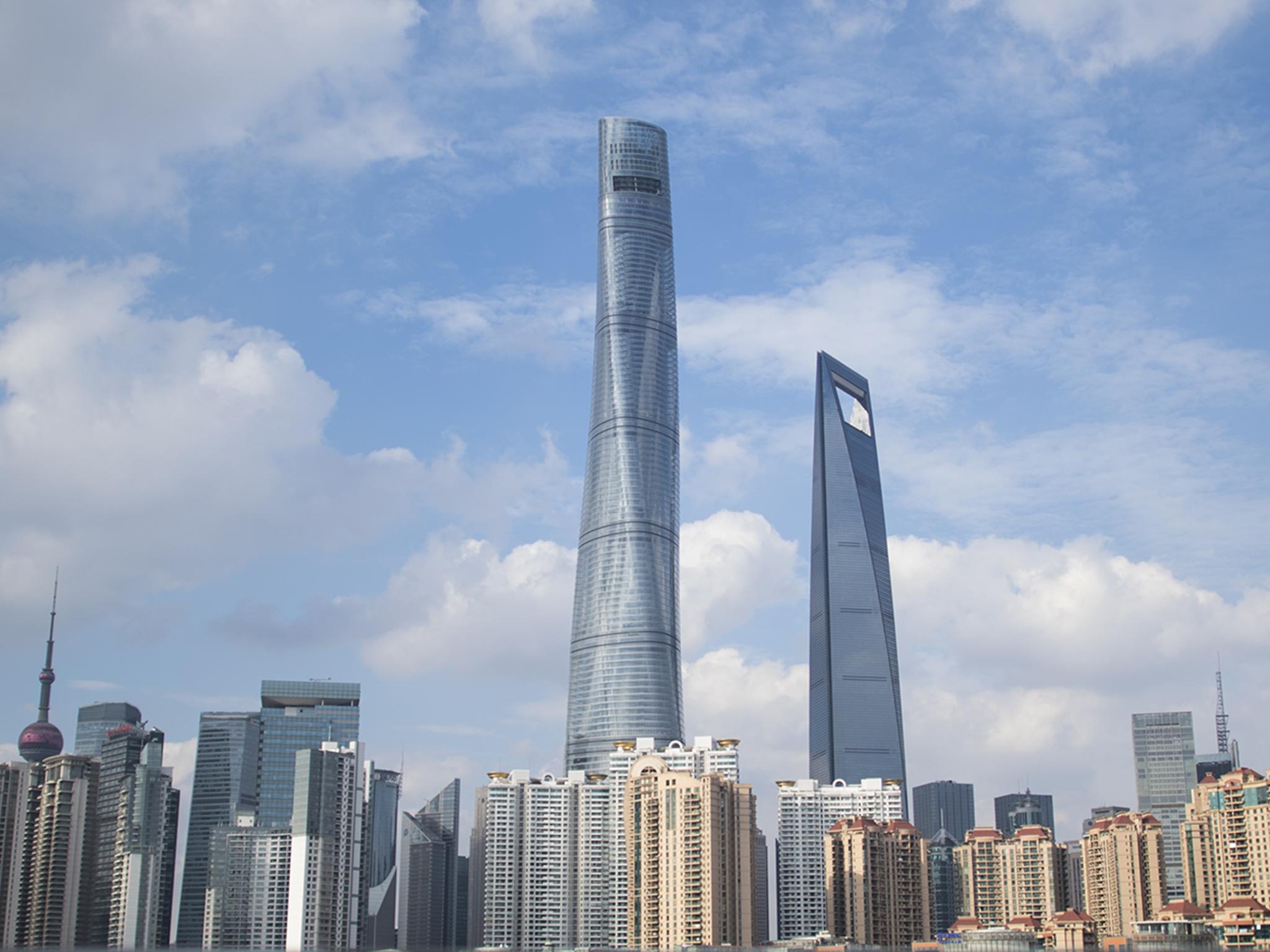 Skyline di Shanghai, grattacieli, 2048x1536 alta risoluzione, Desktop