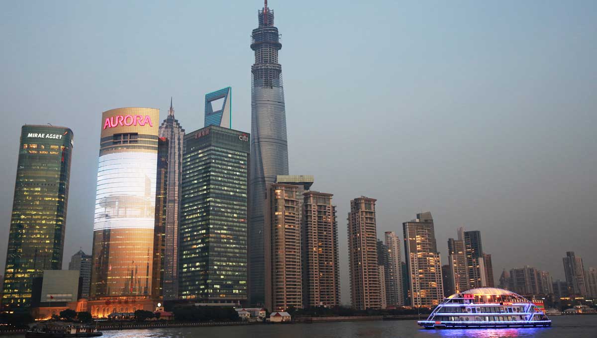 Skyline Shanghai con torre Oriental Pearl, 2048x1536 2K, Laptop